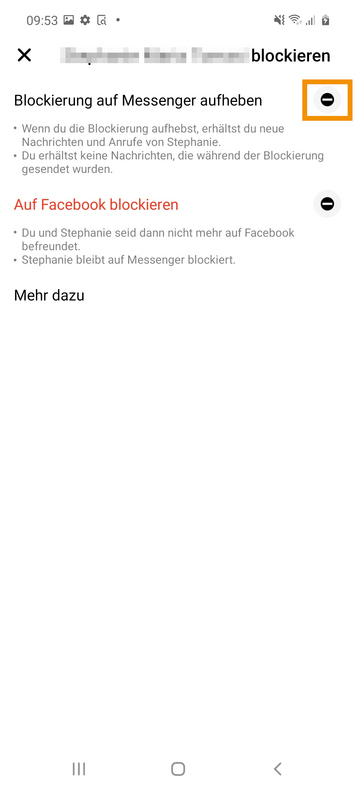 Ich wurde facebook blockiert messenger Facebook geblockt