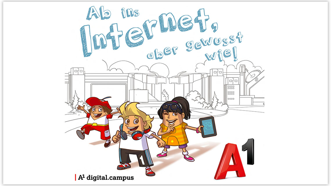 Cover des Ratgebers A1 Internet Guide für Kids